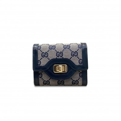 GUCCI LUCE MINI TRIFOLD WALLET 790035 (12*11*3cm）